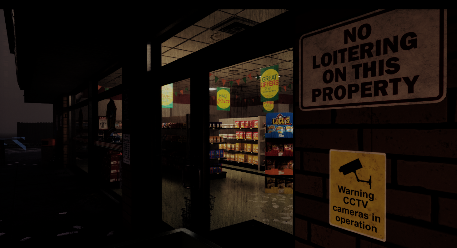 No loitering sign